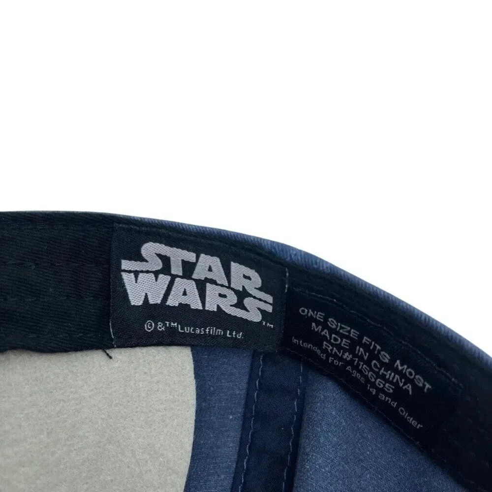 Yoda Star Wars Unisex Denim Baseball Cap‎ Blue Strapback 6 Panel One Size New